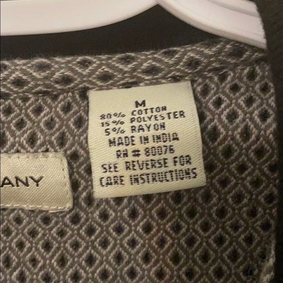 Patterned Half Button Up - Picture 2 of 3